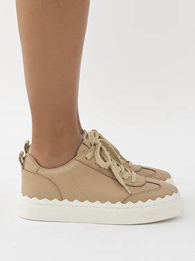 chloe lauren sneaker pink tea|white sneakers women chloe.